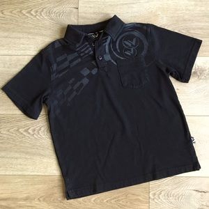 🔴 3 for $25 🔴 Black Short Sleeve Polo Shirt • Shaun White sz 6/7
